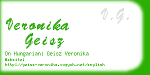 veronika geisz business card